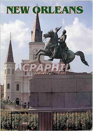 Bild des Verkufers fr Carte Postale Moderne Jackson Square New Orleans Louisiana zum Verkauf von CPAPHIL