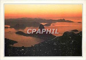 Imagen del vendedor de Carte Postale Moderne Brasil Rio de Janeiro La baie de Guanabara a la venta por CPAPHIL