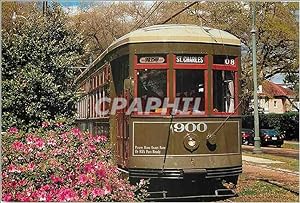 Carte Postale Moderne New Orleans Streetcar Tramway St Charles