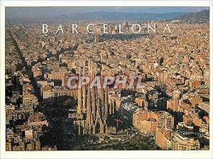 Image du vendeur pour Carte Postale Moderne Barcelona Temple de la Sagrada Familia a Gaudi mis en vente par CPAPHIL