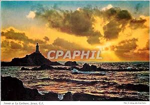 Carte Postale Moderne Sunset et la Corbierre Jersey