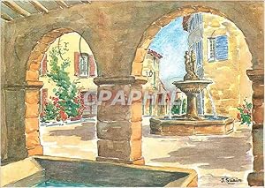 Image du vendeur pour Carte Postale Moderne Le Aquarelles de Provence Cote d'Azur Fontaine pittoresque mis en vente par CPAPHIL