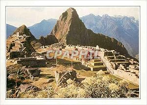 Bild des Verkufers fr Carte Postale Moderne Peru Macchu Picchu La celebre cite Inca zum Verkauf von CPAPHIL