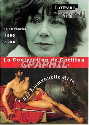 Immagine del venditore per Carte Postale Moderne La Conjuration de Catilina Emmanuelle Riva venduto da CPAPHIL