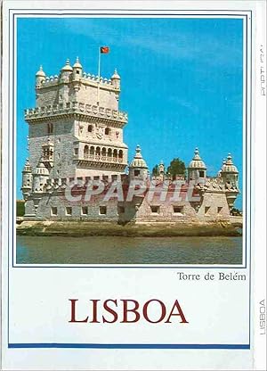Bild des Verkufers fr Carte Postale Moderne Lisboa Portugal Tour de Belem zum Verkauf von CPAPHIL