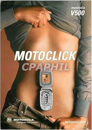 Bild des Verkufers fr Carte Postale Ancienne Appareil photo integre Bluetooth Motorola zum Verkauf von CPAPHIL