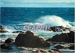 Bild des Verkufers fr Carte Postale Moderne La Cote d'Amour La mer ecume et joue a travers les rochers zum Verkauf von CPAPHIL