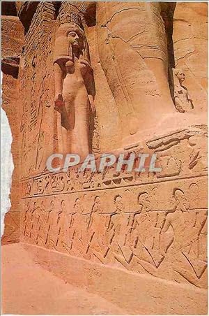 Seller image for Carte Postale Moderne Egypt Abu Simbel The Great Tempel for sale by CPAPHIL