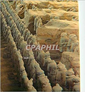 Seller image for Carte Postale Moderne Pit No 1 Qin Shihuang's Terracotta Warriors Horses for sale by CPAPHIL