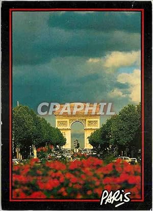 Bild des Verkufers fr Carte Postale Moderne Arc de Triomphe Avenue de la Grande Armee zum Verkauf von CPAPHIL