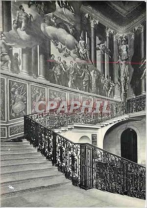 Seller image for Carte Postale Moderne Hampton Court Palace Middlesex The Kings Staircase dcorated by Verrio for sale by CPAPHIL