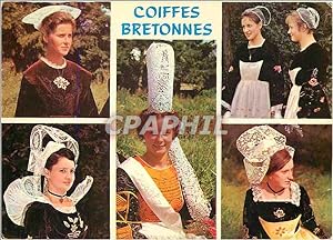 Seller image for Carte Postale Moderne Coiffes Bretonnes for sale by CPAPHIL