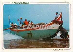 Seller image for Carte Postale Moderne Praia de Mira Portugal Depart pour la mer for sale by CPAPHIL