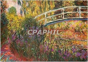 Seller image for Carte Postale Moderne Claude Monet (1840 1926) le pont japonais bassin aux nympheas 1900 for sale by CPAPHIL