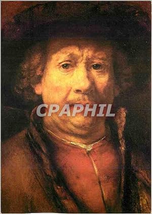 Image du vendeur pour Carte Postale Moderne Rembrandt Van Rijn (1606 1669) Petit autoportrait mis en vente par CPAPHIL