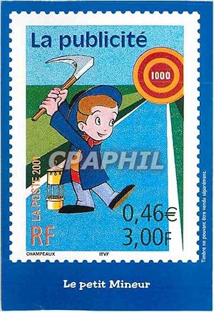 Image du vendeur pour Carte Postale Moderne La Siecle au fil du timbre La serie elue par les franais Troisieme theme La Communication Le pe mis en vente par CPAPHIL