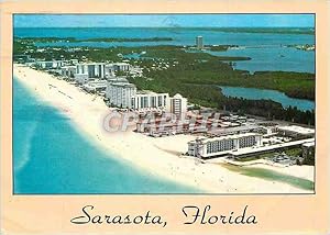 Bild des Verkufers fr Carte Postale Moderne Sarasota Florida aerial view of Fabulous key zum Verkauf von CPAPHIL