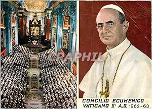 Carte Postale Moderne Concilio Ecumenico Vaticano II Pape