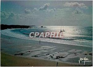 Immagine del venditore per Carte Postale Moderne Coucher de soleil Rencontrer le rivage retrouver l'ocean le Flux et le reflux sur un golfe d'arg venduto da CPAPHIL