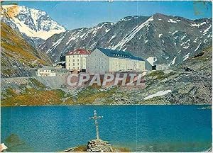 Bild des Verkufers fr Carte Postale Moderne Col du Grand Saint Bernard alt 2473 m le lac l'hospice et le Mont Velan zum Verkauf von CPAPHIL