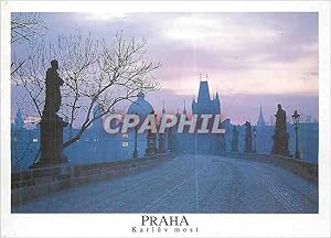 Bild des Verkufers fr Carte Postale Moderne Praha Karluv most a mala Strana zum Verkauf von CPAPHIL