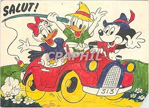 Image du vendeur pour Carte Postale Moderne Salut Bonnes Vacances avec Mickey Parade Walt Disney mis en vente par CPAPHIL