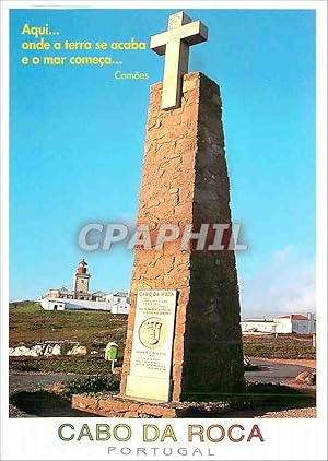 Seller image for Carte Postale Moderne Cabo da Roca Portugal for sale by CPAPHIL