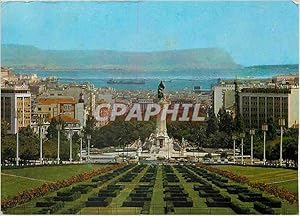 Seller image for Carte Postale Moderne Lisboa (Portugal) vue panoramique de la cite vue du Parc Eduardo VII for sale by CPAPHIL