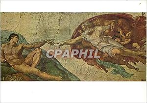 Seller image for Carte Postale Moderne Michelangelo dit Buonabroti (1475 1564) la Creation de l'Homme for sale by CPAPHIL