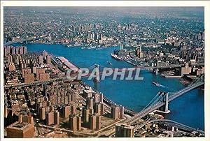 Carte Postale Moderne New Yok City Lower Manhattan as seen from the Twin Towers of the World trad...