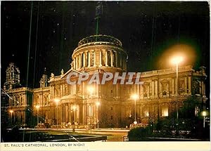 Seller image for Carte Postale Moderne St Paul's Cathdrale London By Night for sale by CPAPHIL