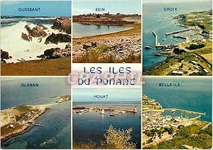 Carte Postale Moderne Les îles Du Ponant Quessant la cote pres du phare sein