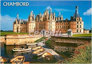 Immagine del venditore per Carte Postale Moderne Les Merveilles du Val de Loire Chambord (Loir et cher) La Faade principale du chteau (XVIe s) venduto da CPAPHIL