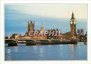 Image du vendeur pour Carte Postale Moderne England Londres le pont de Westminster le Parlement et Big Ben mis en vente par CPAPHIL