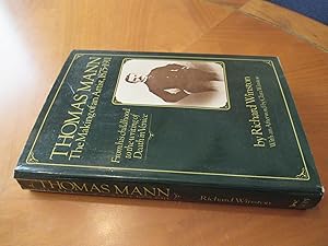 Seller image for Thomas Mann : the Making of an Artist, 1875-1911 / Richard Winston ; with an Afterword by Clara Winston for sale by Arroyo Seco Books, Pasadena, Member IOBA