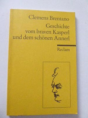 Bild des Verkufers fr Geschichte vom braven Kasperl und dem schnen Annerl. Reclams Universal-Bibliothek Nr. 411.TB zum Verkauf von Deichkieker Bcherkiste