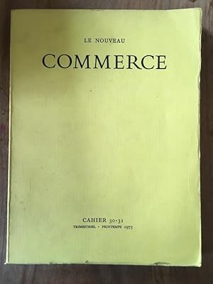 Imagen del vendedor de Le Nouveau commerce Cahier 30-31 a la venta por Librairie des Possibles