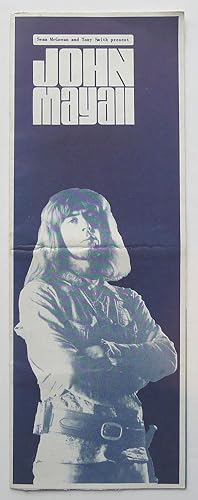 Seller image for Sean McGowan and Tony Smith present John Mayall. Souvenir brochure for October and November U.K. tour (1969). for sale by Roe and Moore