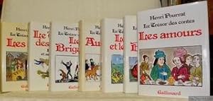 Seller image for Le Trsor des contes. Edition publie sous la direction de Claire Pourrat. 7 Volumes complets. Tome 1: Les Fs. 2: Le diable et ses diableries. 3: Les Brigands. 4: Au village. 5: Les fous et les ages. 6: Le Bestiaire. 7: Les amours. for sale by Bouquinerie du Varis