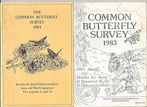 Common Butterfly Survey. 3 Booklets for 1982, 1983, 1984 Plud Recording Forms.