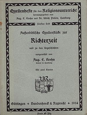Imagen del vendedor de Auerbiblische Quellen zur Richterzeit a la venta por Antiquariat Immanuel, Einzelhandel