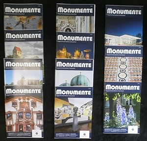 Seller image for Zeitschrift "Monumente" aus den Jahren 2015 und 2016, 11 Ausgaben - Magazin für Denkmalkultur in Deutschland for sale by ANTIQUARIAT Franke BRUDDENBOOKS