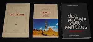 Seller image for Lot de 3 ouvrages de Michel Tournier : La Goutte d'or - Elazar ou la Source et le buisson - Des clefs et des serrures for sale by Abraxas-libris