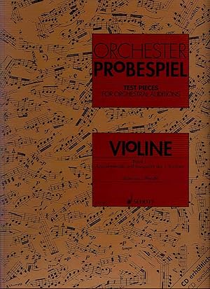 Imagen del vendedor de Repertorio Orquestal - Orchester Probenspiel (Test Pieces) para Violin Vol.1 (Libro) (Boerris) a la venta por Mega Music