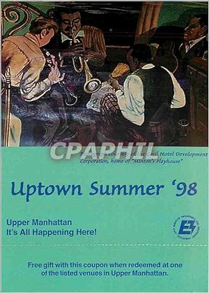 Image du vendeur pour Carte Postale Moderne Uptown Summer 98 Upper Manhattan Jazz New York mis en vente par CPAPHIL