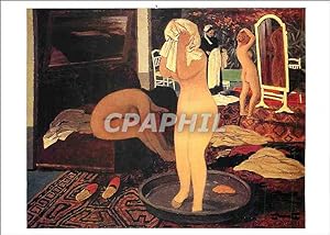 Bild des Verkufers fr Carte Postale Moderne Femmes a leur tolette Hule sur Carton Felix Vallotton zum Verkauf von CPAPHIL