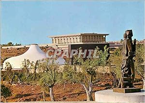 Seller image for Carte Postale Moderne Jerusalem View from the Billy rose art Garden Towards the shrine of the Book and the Knesseth Bu for sale by CPAPHIL
