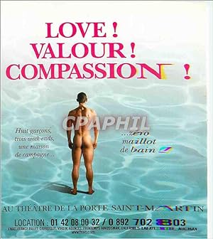 Imagen del vendedor de Carte Postale Moderne Love Valour Compassion Thtre de la Porte Saint Martin a la venta por CPAPHIL