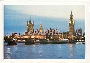 Image du vendeur pour Carte Postale Moderne England Londres le Pont de Westminster le Parlement et Big Ben mis en vente par CPAPHIL
