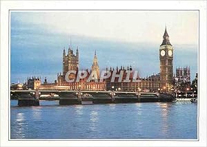 Image du vendeur pour Carte Postale Moderne Londres le pont de Westminstere le Parlement et Big Ben mis en vente par CPAPHIL